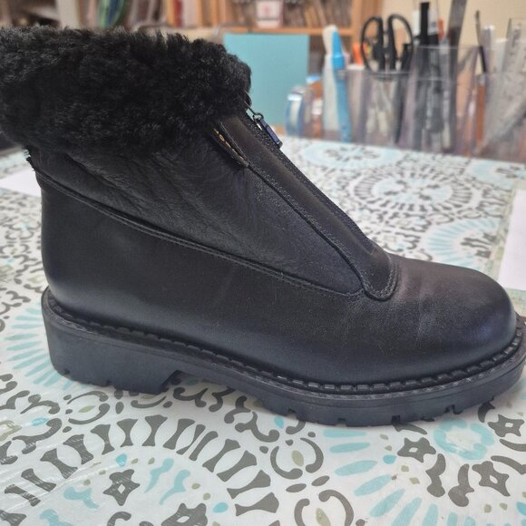 Blondo genuine shirling real leather winter boots - 6.5B - Picture 2 of 7